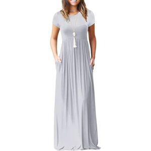 Kikidex (As show, One size) Women's Casual Loose Maxi Dresses Beach Cover Up Short Sleev Kikidex (As show, One size) Women's Casual Loose Maxi Dresses Beach Cover Up Short Sleev