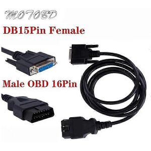Unbranded OBD2 16-pin male to DB 15-pin female extension cable, OBD II diagnostic connecto Unbranded OBD2 16-pin male to DB 15-pin female extension cable, OBD II diagnostic connecto
