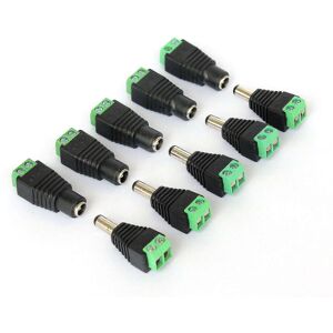 Unbranded 10x Male/Female DC Connector for CCTV Camera 2.1 x 5.5 mm Unbranded 10x Male/Female DC Connector for CCTV Camera 2.1 x 5.5 mm