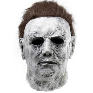 Kikidex (As show, D) Michael Myers Horror Latex Mask Deluxe Latex Headgear Party Fancy D Kikidex (As show, D) Michael Myers Horror Latex Mask Deluxe Latex Headgear Party Fancy D