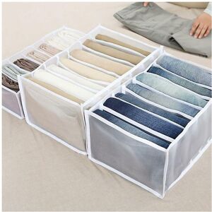 Kikidex (As show, One size) Drawer Storage Box with Compartments for Jeans, Wardrobe, Dr Kikidex (As show, One size) Drawer Storage Box with Compartments for Jeans, Wardrobe, Dr