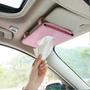 Unbranded Car Visor Tissue Holder, Mask Holder, Sun Visor Napkin Holder (Pink) Unbranded Car Visor Tissue Holder, Mask Holder, Sun Visor Napkin Holder (Pink)