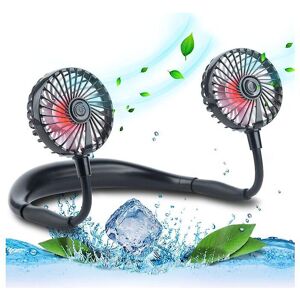 Kikidex (As show, One size) Hands-Free Neck Fan, Rechargeable USB Mini Personal Fan, 3 A Kikidex (As show, One size) Hands-Free Neck Fan, Rechargeable USB Mini Personal Fan, 3 A