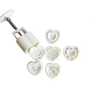 Unbranded Pcs Non-Stick Mooncake Molds Easy Release ABS Heart Shaped Autumn Mooncake Molds Unbranded Pcs Non-Stick Mooncake Molds Easy Release ABS Heart Shaped Autumn Mooncake Molds