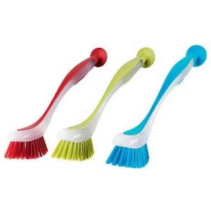 Kikidex (As show, One size) Plastic Dish Cleaning Brush with Suction Cup Set of 3 Wash Kikidex (As show, One size) Plastic Dish Cleaning Brush with Suction Cup Set of 3 Wash