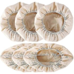 Unbranded Set of 6 fabric liners for Banneton bread basket, for raising sourdough dough Unbranded Set of 6 fabric liners for Banneton bread basket, for raising sourdough dough