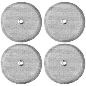 Kikidex (As show, One size) 4 Pcs 4 in Stainless Steel Replacement Coffee Filter Mesh,fo Kikidex (As show, One size) 4 Pcs 4 in Stainless Steel Replacement Coffee Filter Mesh,fo
