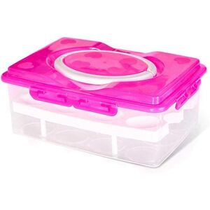 Kikidex (As show, One size) Egg Container Storage Dispenser Holder for 24 Eggs, Multifun Kikidex (As show, One size) Egg Container Storage Dispenser Holder for 24 Eggs, Multifun