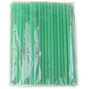 Unbranded (Green) 100 Drinking Straws 10 x 260 mm, Straight and Thick Tube Unbranded (Green) 100 Drinking Straws 10 x 260 mm, Straight and Thick Tube