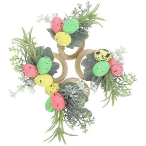 Unbranded Set of 4 Easter Egg Napkin Rings, Napkin Holders for Easter Party, Restaurant Unbranded Set of 4 Easter Egg Napkin Rings, Napkin Holders for Easter Party, Restaurant