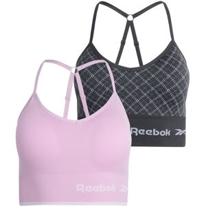 Reebok Women's Bra - Seamless Performance Longline Cami Bralette (2 Pack) Size S Reebok Women's Bra - Seamless Performance Longline Cami Bralette (2 Pack) Size S