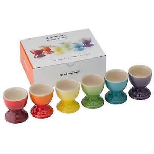 Unbranded Set of 6 colorful and plain egg cups with base, colorful egg holder, breakfast a Unbranded Set of 6 colorful and plain egg cups with base, colorful egg holder, breakfast a