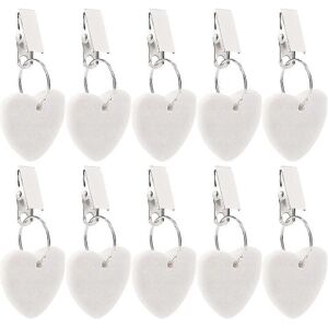 Unbranded 10 Pack Natural Stone Tablecloth Weights Weatherproof with Clip for Garden, Picn Unbranded 10 Pack Natural Stone Tablecloth Weights Weatherproof with Clip for Garden, Picn