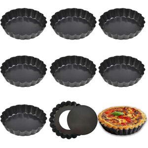 Unbranded Wave Tartlet Pans, Quality Non-Stick Carbon Steel Construction, Reusable Baking Unbranded Wave Tartlet Pans, Quality Non-Stick Carbon Steel Construction, Reusable Baking