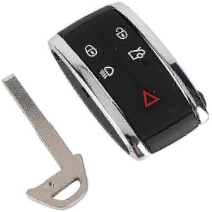 Kikidex (As show, One size) 2009 - 2012 Jaguar XF 5 - Button Key Fob Shell Case Replacem Kikidex (As show, One size) 2009 - 2012 Jaguar XF 5 - Button Key Fob Shell Case Replacem