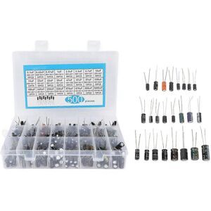 Kikidex (As show, One size) 500Pcs Electrolytic Capacitor 0.1uF1000uF 16V50V 24 Values A Kikidex (As show, One size) 500Pcs Electrolytic Capacitor 0.1uF1000uF 16V50V 24 Values A