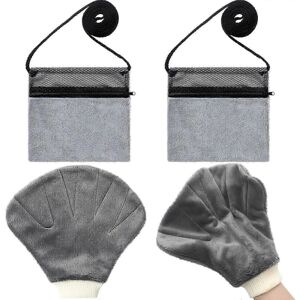Kikidex (As show, One size) 4 pcs sugar glider bonding pouch & mitt gloves bite proof ha Kikidex (As show, One size) 4 pcs sugar glider bonding pouch & mitt gloves bite proof ha