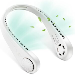 Kikidex (As show, One size) Hanging Neck Fan Bladeless Fan Hands Free Rechargeable 3 Spe Kikidex (As show, One size) Hanging Neck Fan Bladeless Fan Hands Free Rechargeable 3 Spe