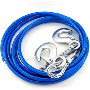 Kikidex (As show, One size) 5 Ton Towing Ropes Heavy Duty 4 Meters Recovery Towing Cable Kikidex (As show, One size) 5 Ton Towing Ropes Heavy Duty 4 Meters Recovery Towing Cable