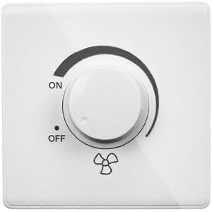 Kikidex (As show, One size) Adjustment Stepless Speed Controller Wall Switch 220v 10a Di Kikidex (As show, One size) Adjustment Stepless Speed Controller Wall Switch 220v 10a Di