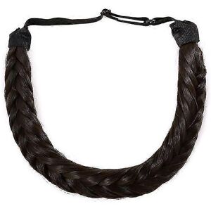 Kikidex (As show, F4) Fluffy Braided Headband Women Fishtail Chunky Plaited Hairband Syn Kikidex (As show, F4) Fluffy Braided Headband Women Fishtail Chunky Plaited Hairband Syn