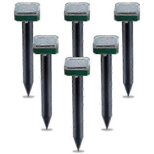 Kikidex (As show, One size) 6 Pcs Solar Powered Snake Repellent For Outdoors,ultrasonic Kikidex (As show, One size) 6 Pcs Solar Powered Snake Repellent For Outdoors,ultrasonic