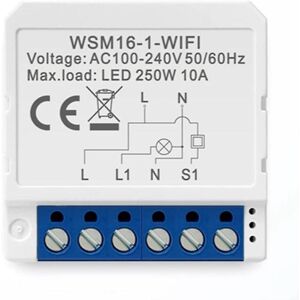 Kikidex (As show, One size) Wifi Smart Light Switch Module, Tuya App Remote 2 Ways Contr Kikidex (As show, One size) Wifi Smart Light Switch Module, Tuya App Remote 2 Ways Contr