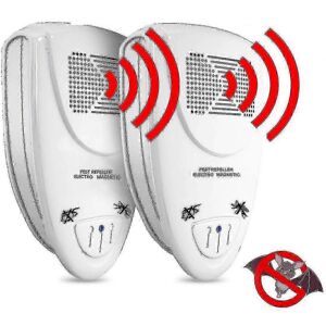 Kikidex (As show, One size) Ultrasonic Bat Repellent Pack Of 2 - Get Rid Of Bats In 72 H Kikidex (As show, One size) Ultrasonic Bat Repellent Pack Of 2 - Get Rid Of Bats In 72 H