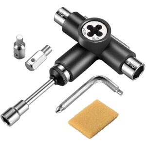 Kikidex (As show, One size) Skate Tool All-In-One Multi-Function Ratchet Skateboard Tool Kikidex (As show, One size) Skate Tool All-In-One Multi-Function Ratchet Skateboard Tool