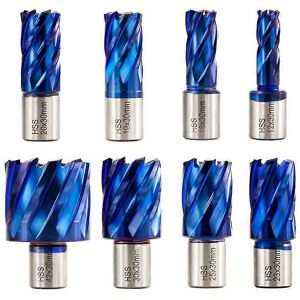 Kikidex (As show, 19mm) 12-42Mm Cutting Diameter Hss Hole Opener Core Drill Weldon Shank Kikidex (As show, 19mm) 12-42Mm Cutting Diameter Hss Hole Opener Core Drill Weldon Shank