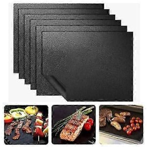 Unbranded (Pack of 6) Set of 9 Grill Mats, Oven Mats, Baking Mats - Non-Stick - 40 x 33 Bl Unbranded (Pack of 6) Set of 9 Grill Mats, Oven Mats, Baking Mats - Non-Stick - 40 x 33 Bl
