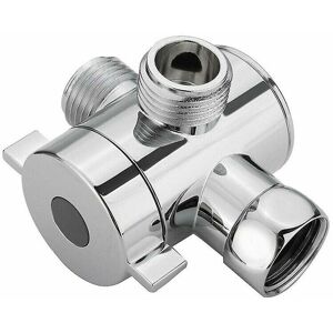 Kikidex (As show, One size) Bath Shower Head Arm Mounted Diverter Valve With 1/2 Inch 3 Kikidex (As show, One size) Bath Shower Head Arm Mounted Diverter Valve With 1/2 Inch 3