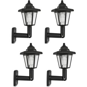 Kikidex (As show, One size) x Solar Powered Outdoor Garden Fence Wall Lantern Lamp Light Kikidex (As show, One size) x Solar Powered Outdoor Garden Fence Wall Lantern Lamp Light