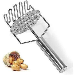 Kikidex (As show, One size) Manual potato masher, stainless steel potato masher, potato Kikidex (As show, One size) Manual potato masher, stainless steel potato masher, potato
