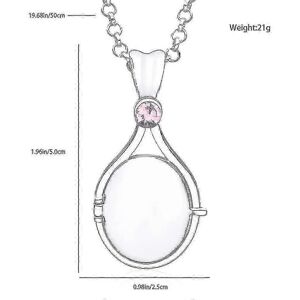 Kikidex (As show, One size) H2o Same Pendant red sand imprint necklace Mermaid shell ope Kikidex (As show, One size) H2o Same Pendant red sand imprint necklace Mermaid shell ope