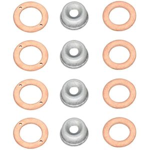 Kikidex (As show, One size) Injector Seal Kit Injector Gasket 19077-53650 15841-53622 15 Kikidex (As show, One size) Injector Seal Kit Injector Gasket 19077-53650 15841-53622 15
