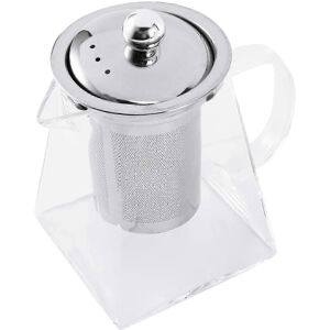 Kikidex (As show, One size) Square Glass Teapot with Infuser, 550 Ml Borosilicate Tea Po Kikidex (As show, One size) Square Glass Teapot with Infuser, 550 Ml Borosilicate Tea Po