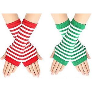 Kikidex (As show, One size) Kids Arm Warmers Gloves Girls Arm Gloves Striped And Rainbow Kikidex (As show, One size) Kids Arm Warmers Gloves Girls Arm Gloves Striped And Rainbow