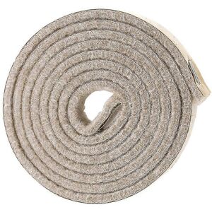 Kikidex (As show, One size) Self-Stick Heavy Duty Felt Strip Roll for Hard Surfaces (1/2 Kikidex (As show, One size) Self-Stick Heavy Duty Felt Strip Roll for Hard Surfaces (1/2