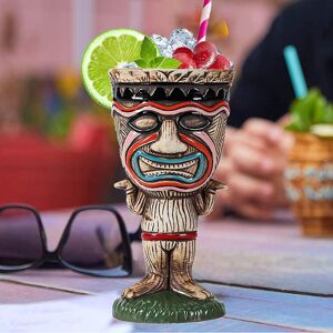 Kikidex (As show, One size) (250ML) Tiki Mugs Cocktail,Ceramic Tiki Mug for Exotic Cockt Kikidex (As show, One size) (250ML) Tiki Mugs Cocktail,Ceramic Tiki Mug for Exotic Cockt
