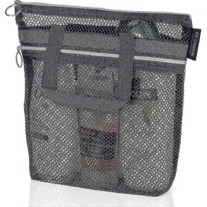 Unbranded Mesh Shower Bag 10x9.8x0.4 Inches, Quick Dry Zipper Pouch 2 Pockets Unbranded Mesh Shower Bag 10x9.8x0.4 Inches, Quick Dry Zipper Pouch 2 Pockets