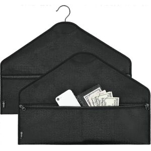 Unbranded Concealed Storage Bags Set of 2, Hidden Zippered Pouch Travel Security Unbranded Concealed Storage Bags Set of 2, Hidden Zippered Pouch Travel Security