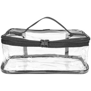 Unbranded Men's Travel Toiletry Bag, Clear Plastic Lunch Bag, PVC Stadium Approved Unbranded Men's Travel Toiletry Bag, Clear Plastic Lunch Bag, PVC Stadium Approved