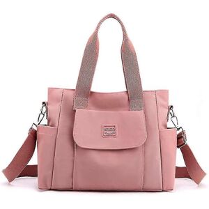 Unbranded Women's Canvas Tote Bag Pink, Large Shoulder Bag, Crossbody Hobo Bag, Nylon Hand Unbranded Women's Canvas Tote Bag Pink, Large Shoulder Bag, Crossbody Hobo Bag, Nylon Hand