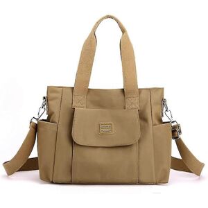 Unbranded Women's Canvas Tote Bag Khaki, Large Shoulder Bag, Crossbody Hobo Bag, Nylon Han Unbranded Women's Canvas Tote Bag Khaki, Large Shoulder Bag, Crossbody Hobo Bag, Nylon Han