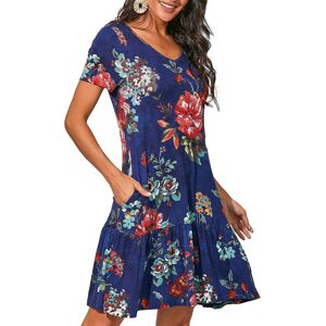 Kikidex (As show, One size) Summer Dresses for Women Loose Fit Comfy Short Sleeves Women Kikidex (As show, One size) Summer Dresses for Women Loose Fit Comfy Short Sleeves Women
