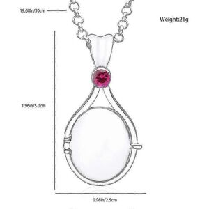 Kikidex (As show, One size) H2o Same Pendant red sand imprint necklace Mermaid shell ope Kikidex (As show, One size) H2o Same Pendant red sand imprint necklace Mermaid shell ope