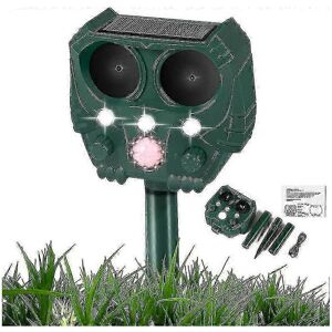 Kikidex (As show, One size) Ultrasonic Fox Repeller, Solar Powered and Waterproof Animal Kikidex (As show, One size) Ultrasonic Fox Repeller, Solar Powered and Waterproof Animal