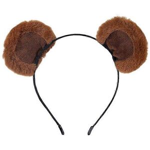 Kikidex (As show, Khaki) Chipmunk Ear Headband Plush Bear Ear Decor Girl Headgear Elasti Kikidex (As show, Khaki) Chipmunk Ear Headband Plush Bear Ear Decor Girl Headgear Elasti