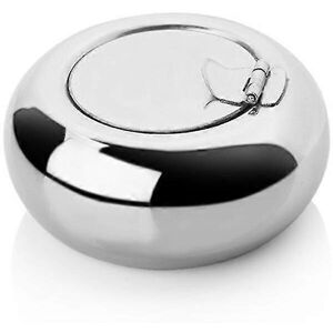 Kikidex (As show, One size) Ashtray, Newness Stainless Steel Modern Tabletop Ashtray Wit Kikidex (As show, One size) Ashtray, Newness Stainless Steel Modern Tabletop Ashtray Wit